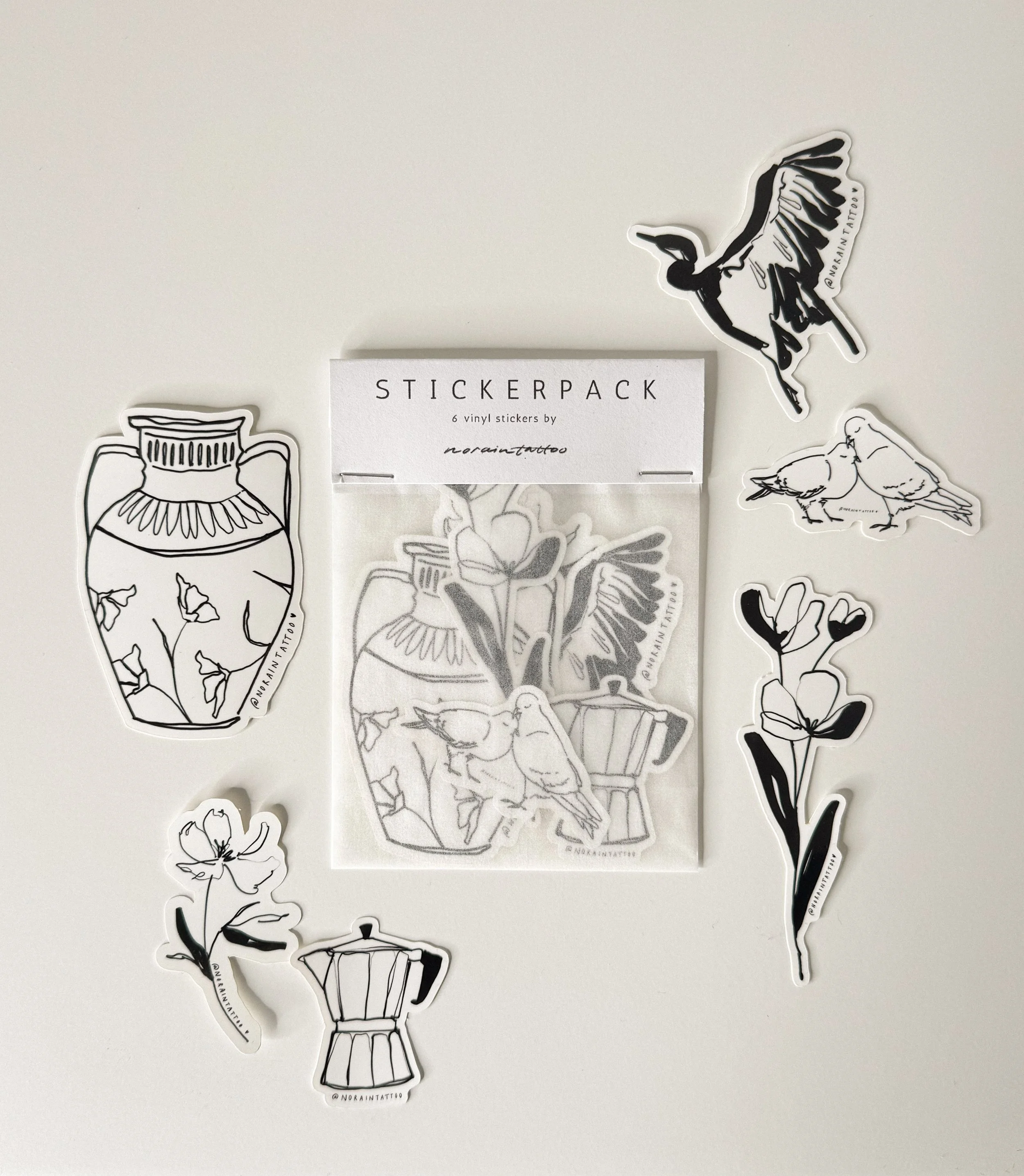 VINYL STICKERPACK (6pcs)