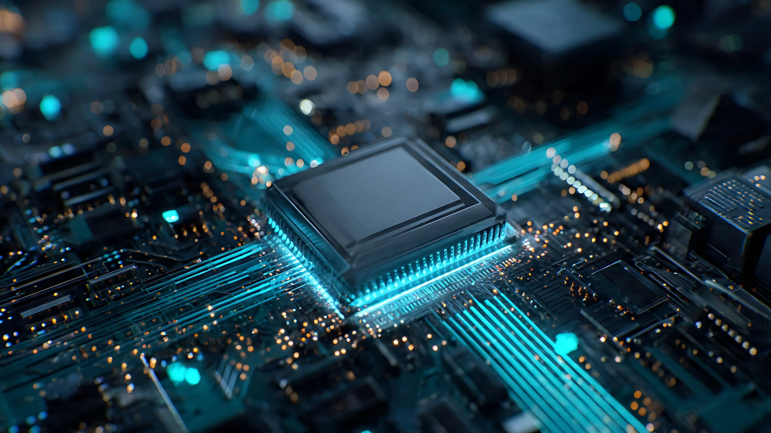 Inside of a computer
