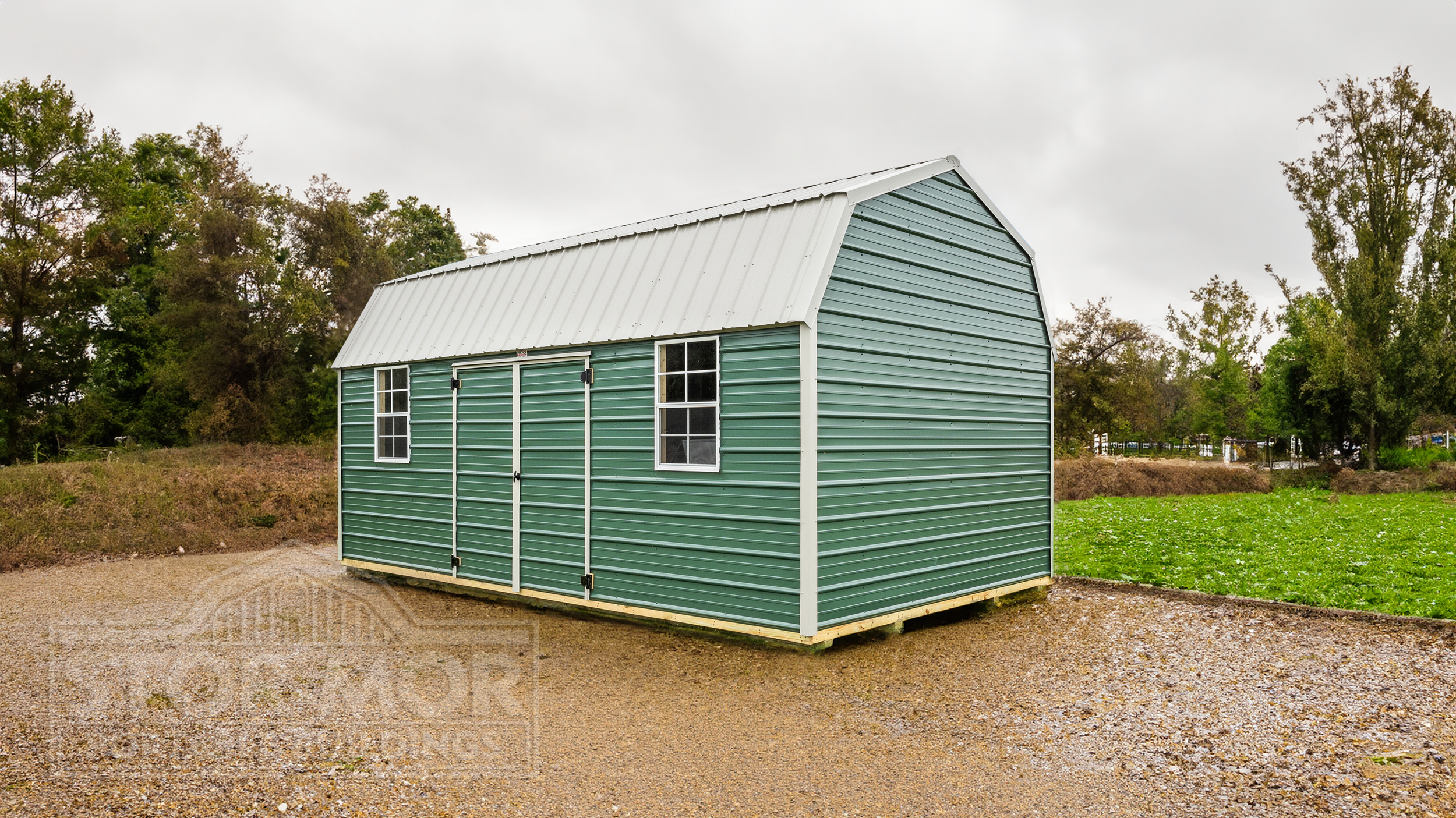 METAL SIDE LOFTED BARN