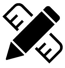 Illustration of a pencil sketching the word 'LOVE' with a stylized heart shape.