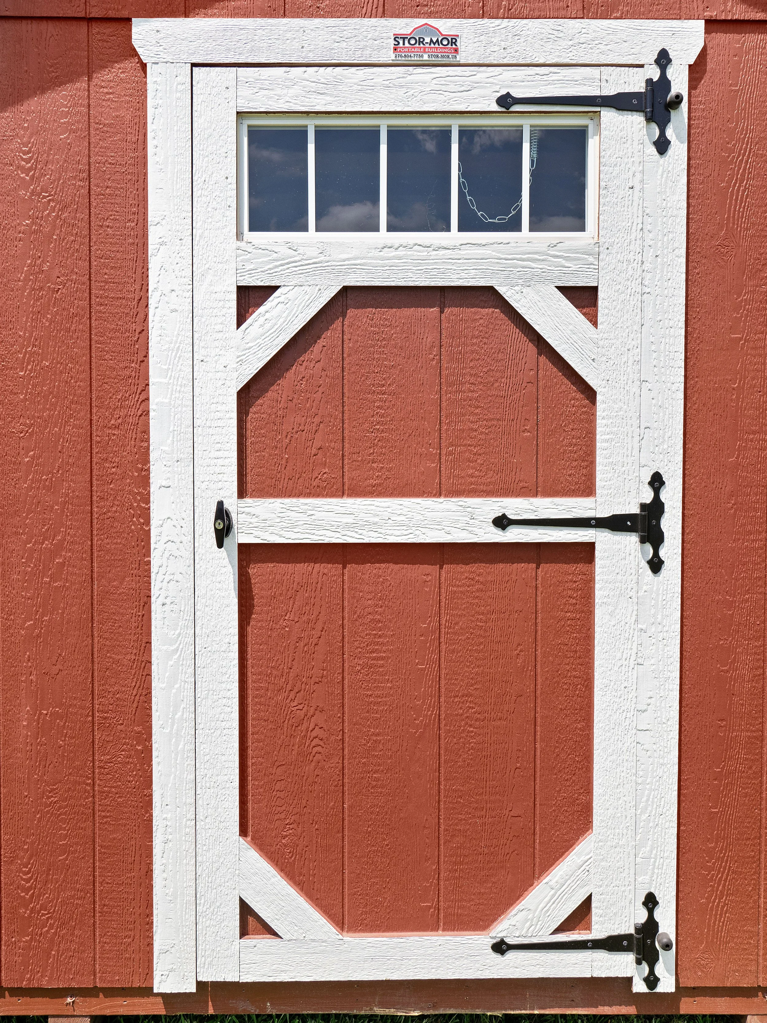 SHOP DOOR W/ TRANSOM WINDOW