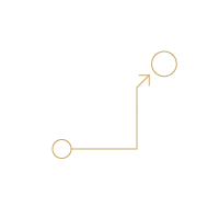 Diagram of a soccer play showing a pass from the lower left circle to a player near the top right circle.