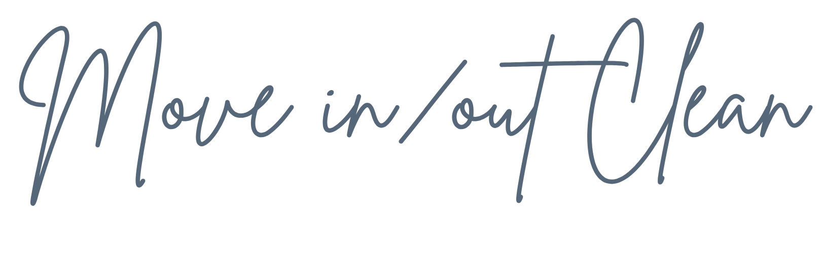 Stylized text saying 'Move in/out You can' in cursive font.