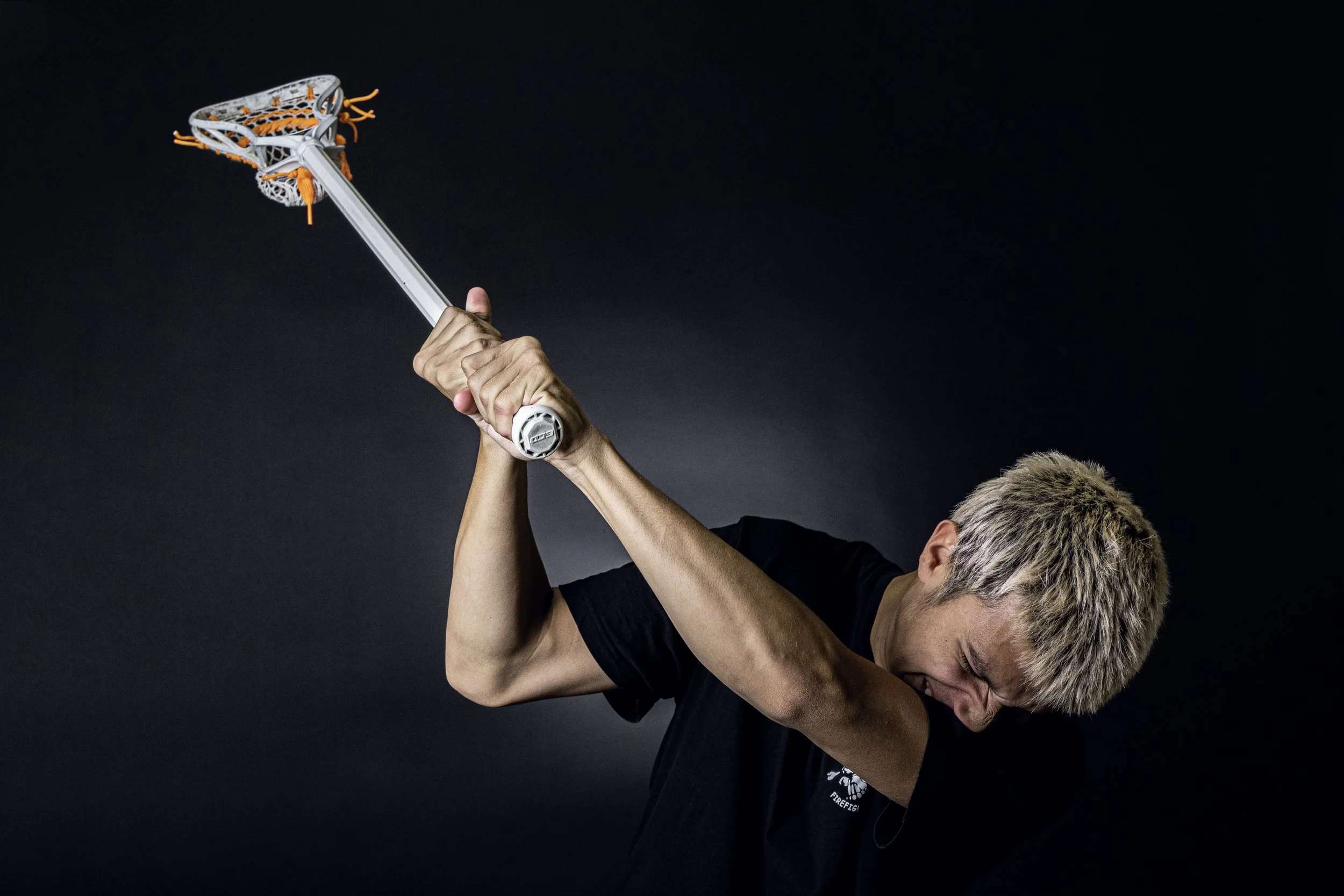 sports portrait lacrosse player branding portrait