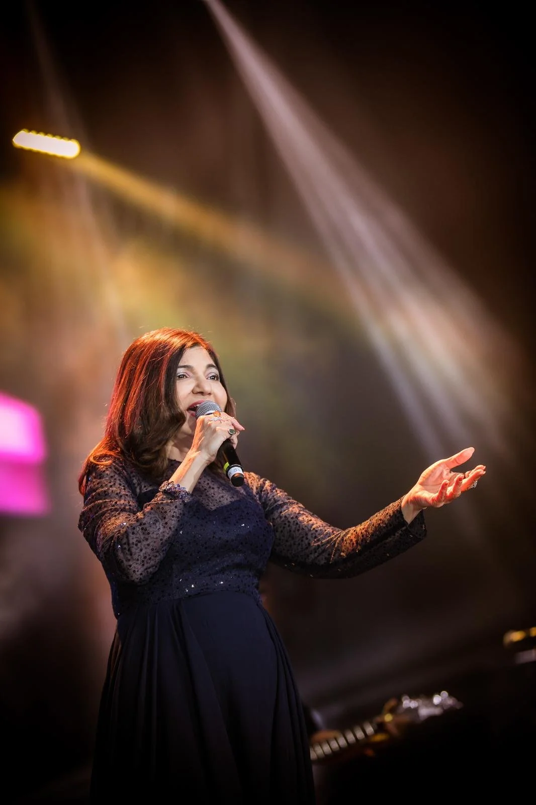 Alka Yagnik Performing in Dallas, TX- Event Organizer: Moazzma Hunain Entertainment.