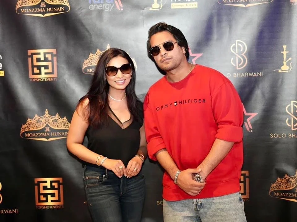 Moazzma Hunain Entertainment presents press conference with Asim Azhar in Dallas, TX USA for the show The After Eid Mega Musical. Asim Azhar and Moazzma Hunain
