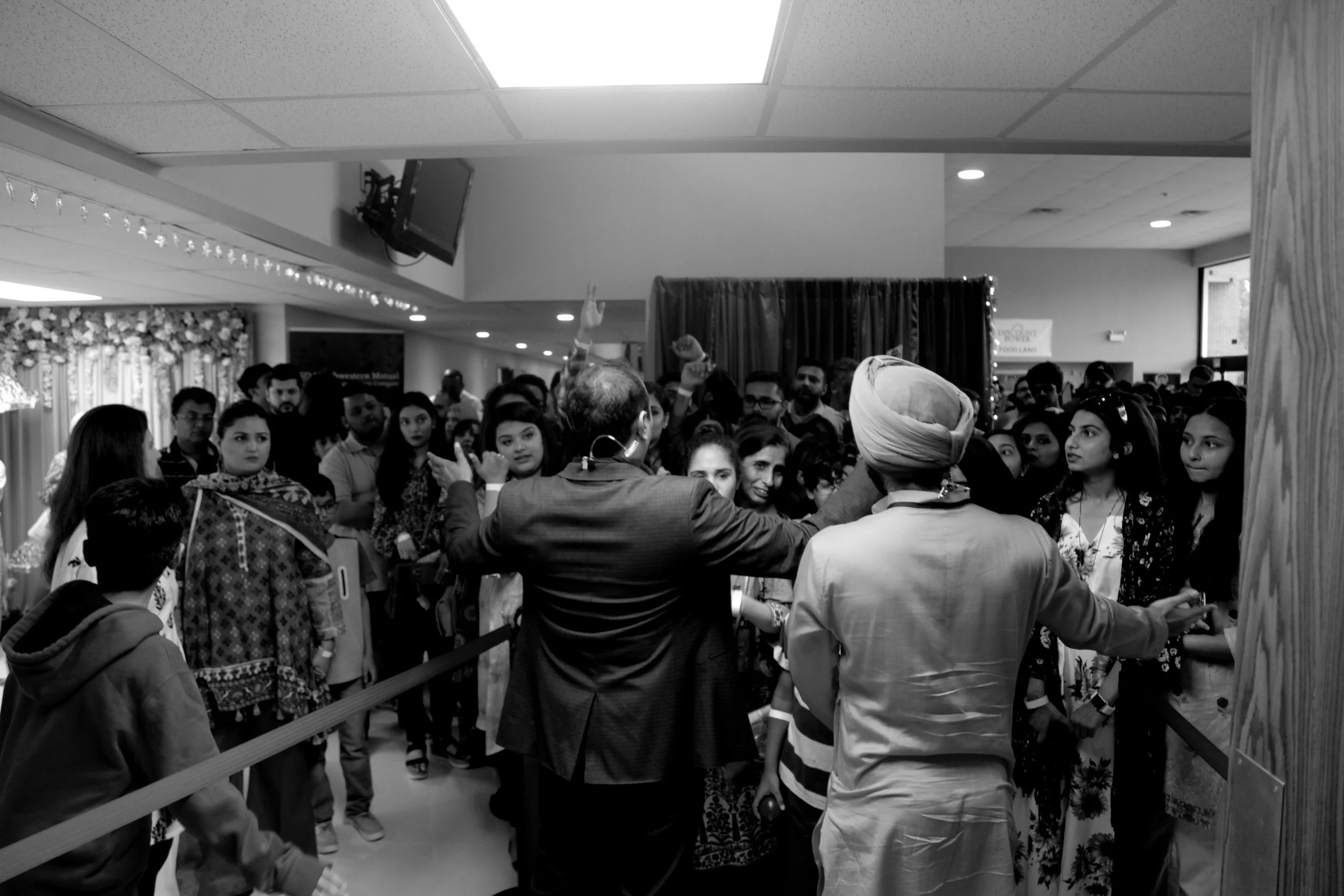 The crowd at Moazzma Hunain's show ,The Grand Eid Village- LIVE with Asim Azhar.  Organized by Moazzma Hunain of Moazzma Hunain Entertainment in Dallas, TX in 2019