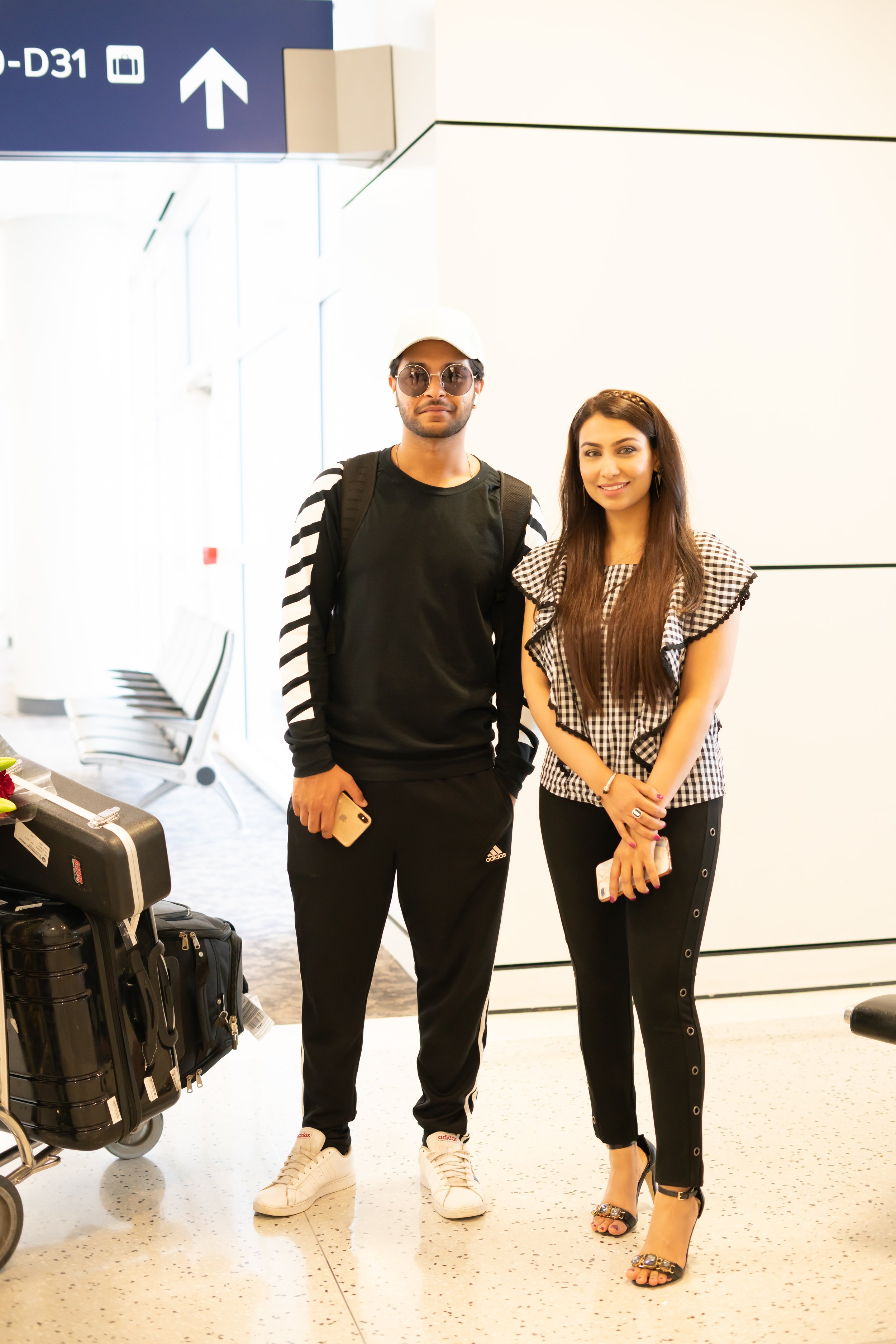 Moazzma Hunain and Asim Azhar. Asim Azhar arrives in Dallas, The Grand Eid Village organized by Moazzma Hunain of Moazzma Hunain Entertainment in Dallas, TX