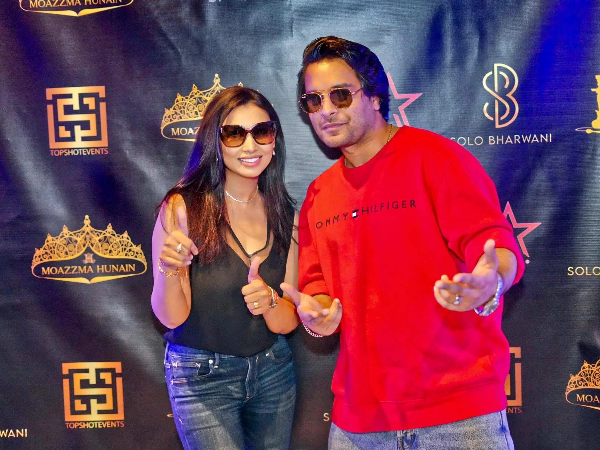 Moazzma Hunain Entertainment presents press conference with Asim Azhar in Dallas, TX USA for the show The After Eid Mega Musical. Asim Azhar and Moazzma Hunain