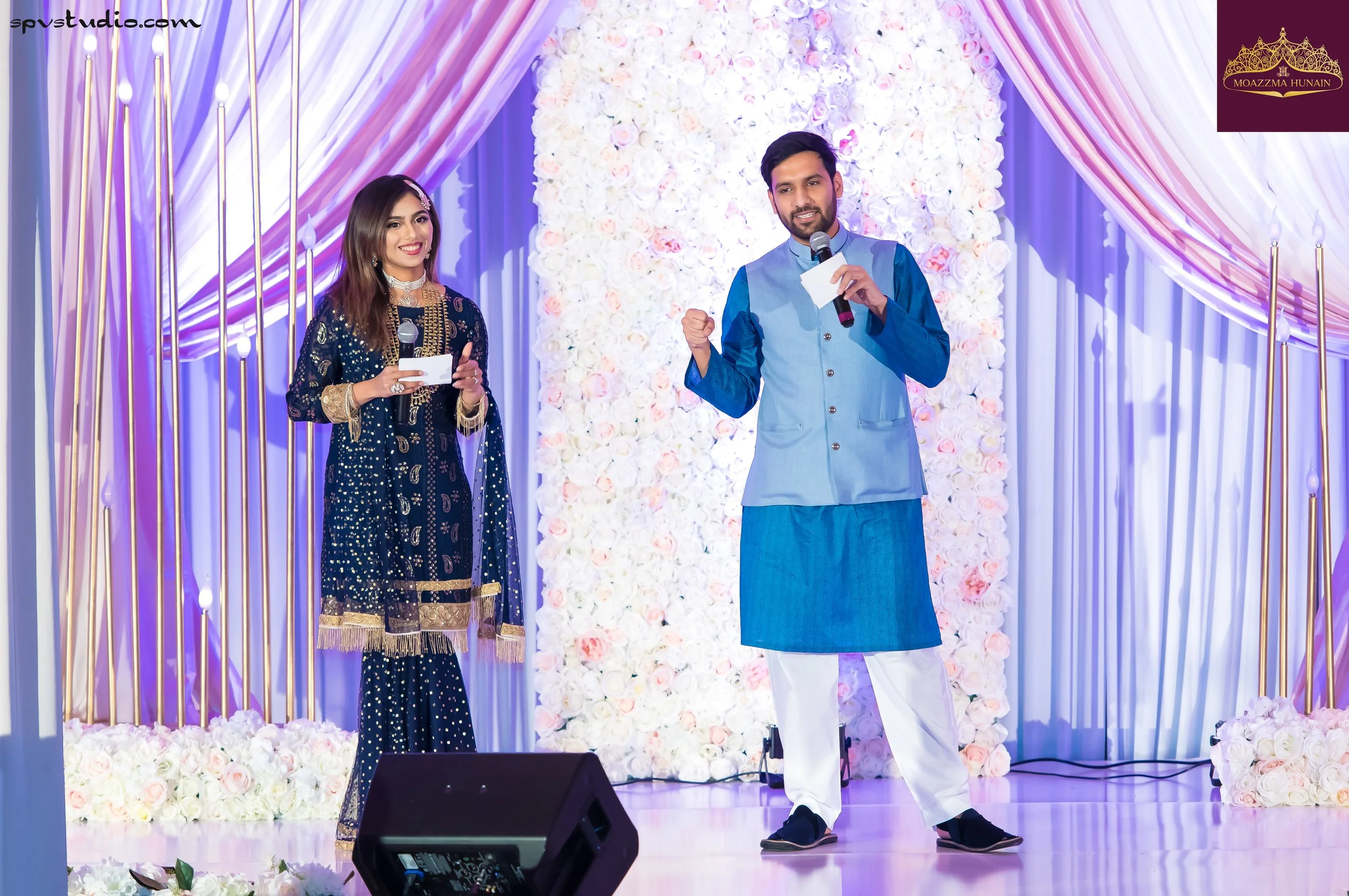 YouTube Star Zaid AliT and wife Yumnah AliT perform LIVE at Desi Wedding Wonderland, a show organized by Moazzma Hunain of Moazzma Hunain Entertainment in Dallas, TX