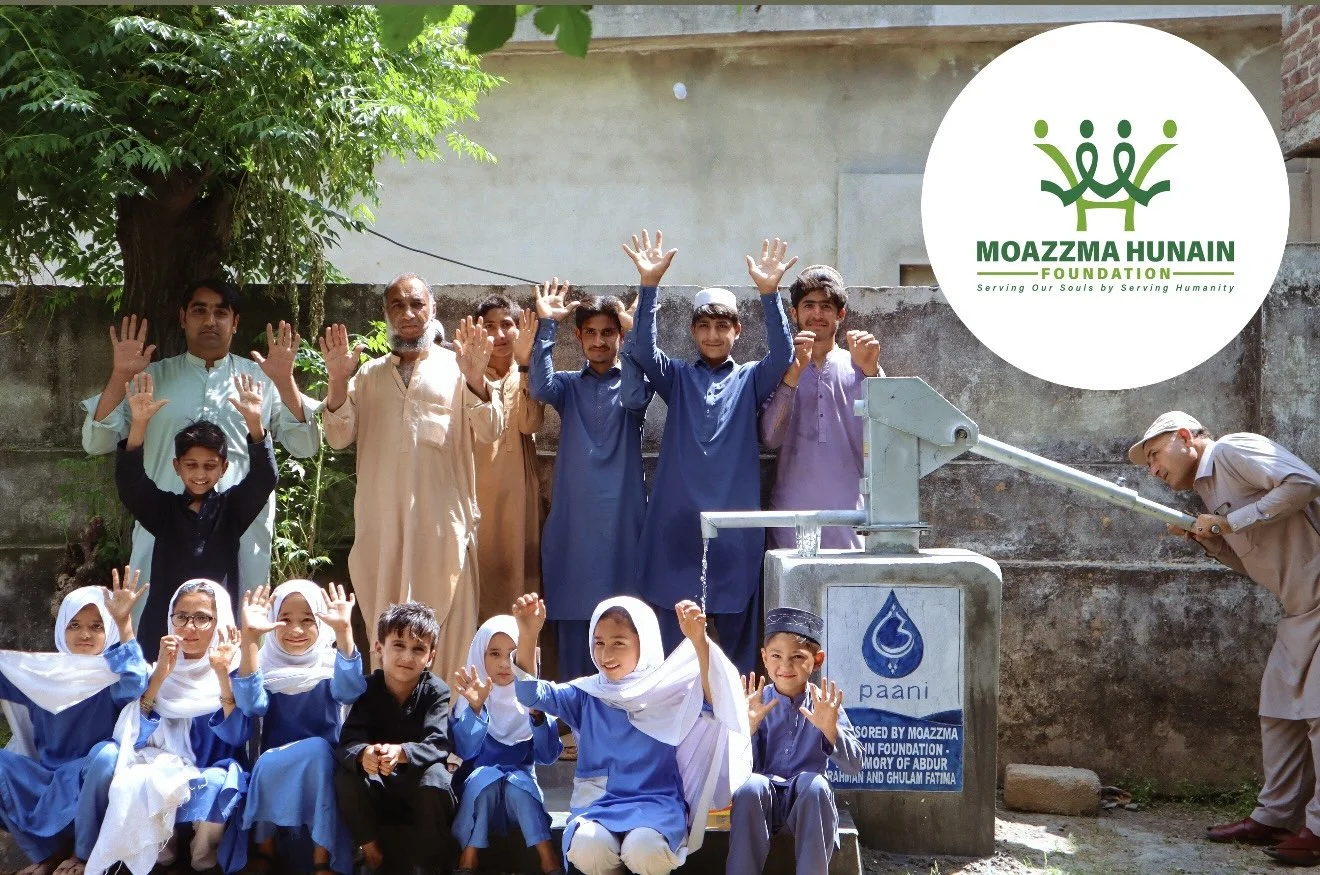 Moazzma Hunain of Moazzma Hunain Foudnation sponsors a water well in Swabi, KPK Pakistan in memory of her paternal grandparents. 