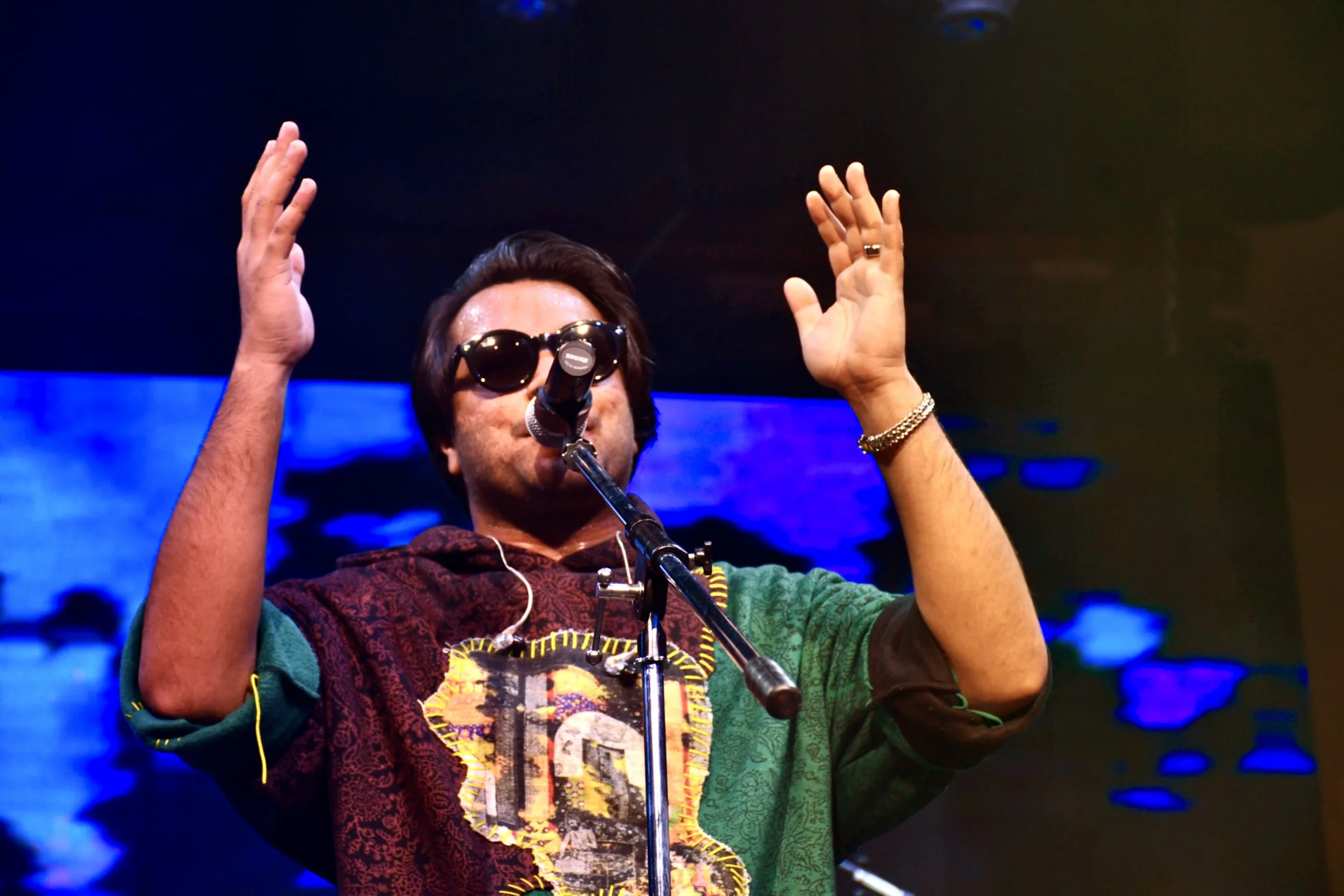 Asim Azhar performs at The After Eid Mega Musical organized by Moazzma Hunain Entertainment in Dallas, TX