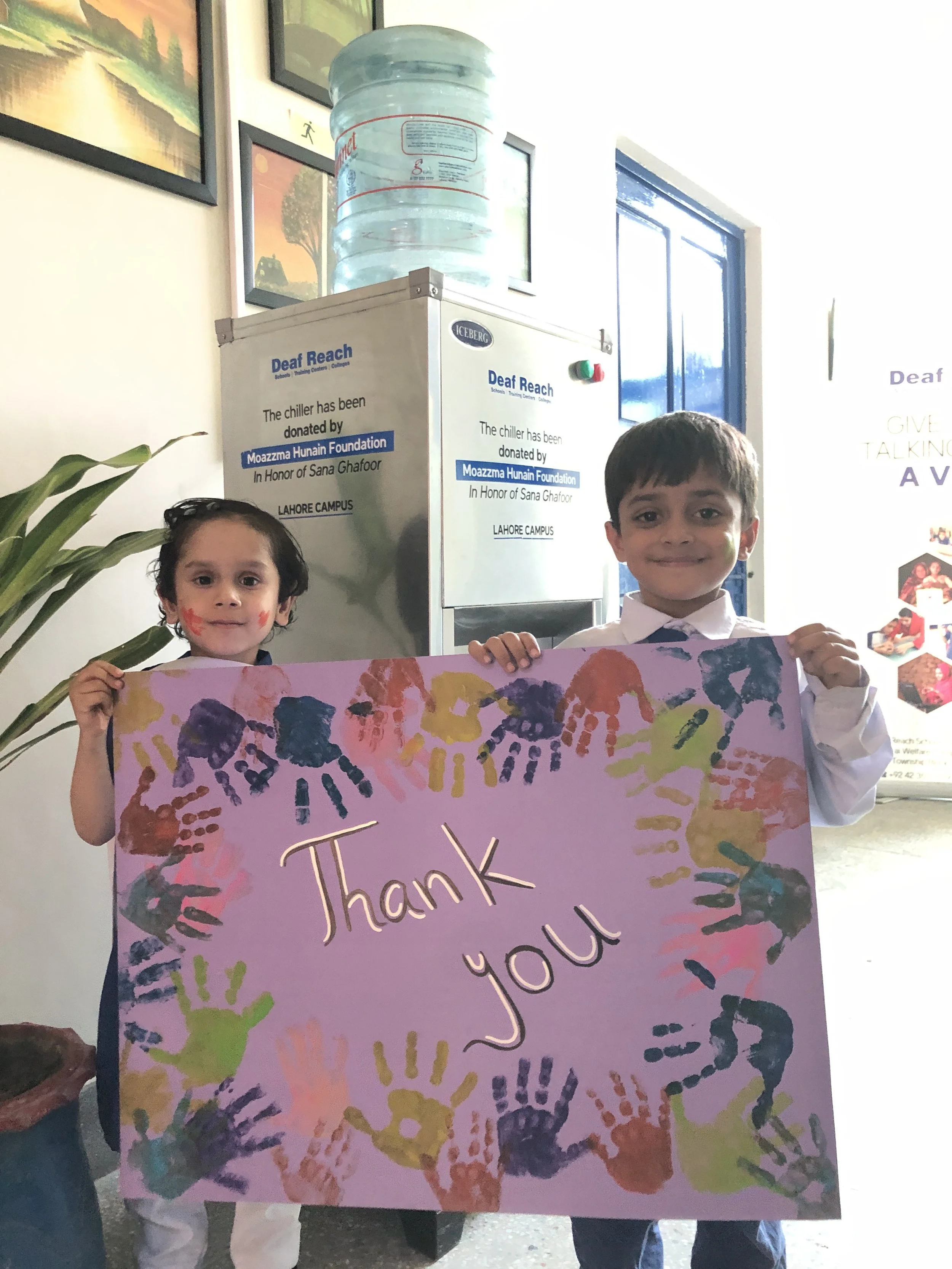 Moazzma Hunain Foundation - impact in Pakistan for Deaf Reach Campuses