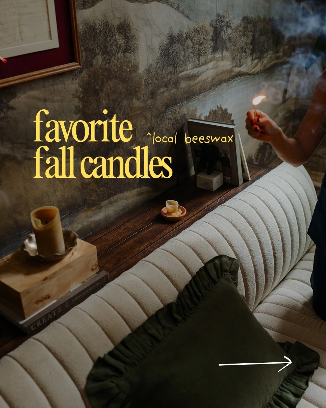 Our favorite fall candles are always by @charlestonbeeworks . An effortless way to add cozy and character to any space. Which is your favorite? 🕯️

#fall #candles #homeinspo #interiordesign #fallinspo