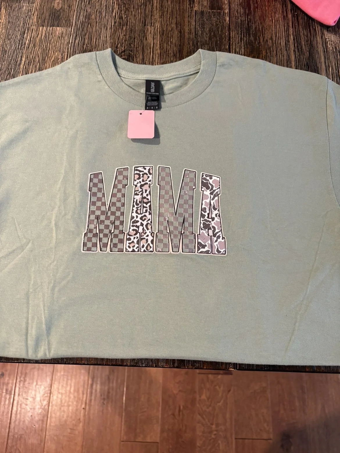 Mama Checkered Tee