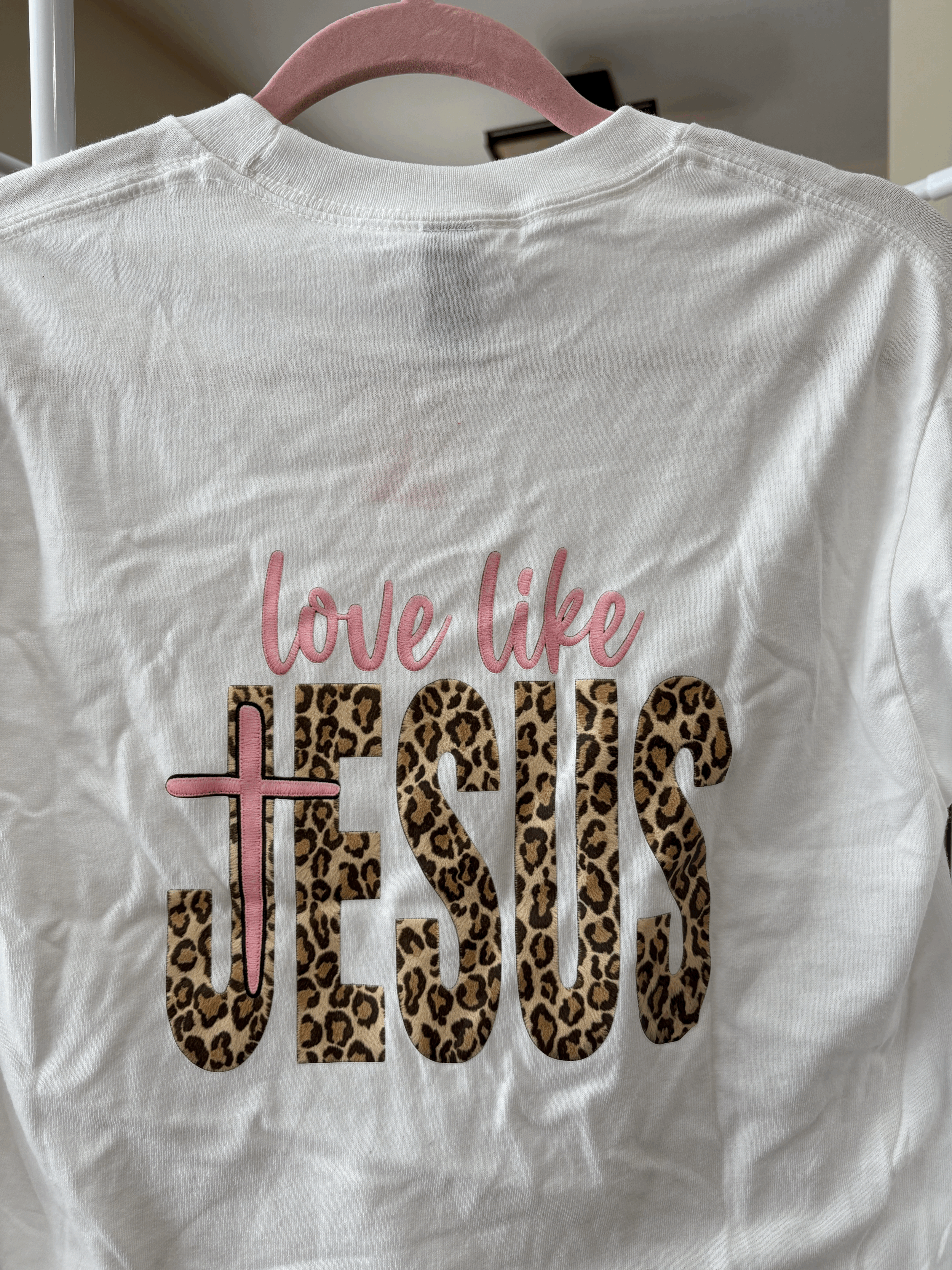 Love Like Jesus Cheetah Longsleeve