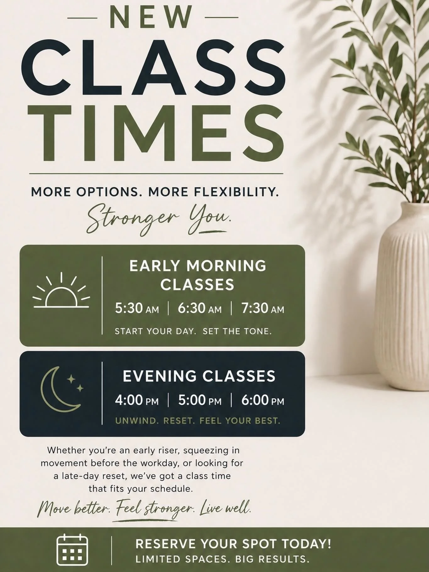 Get excited 💫 More class times!!! Book in bio.

#pilates #classicalpilates #pilatesbirmingham #mountainbrookpilates
