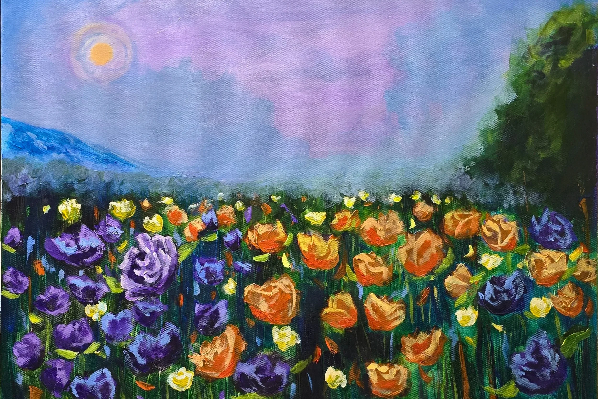 Horizon of Wild Flowers