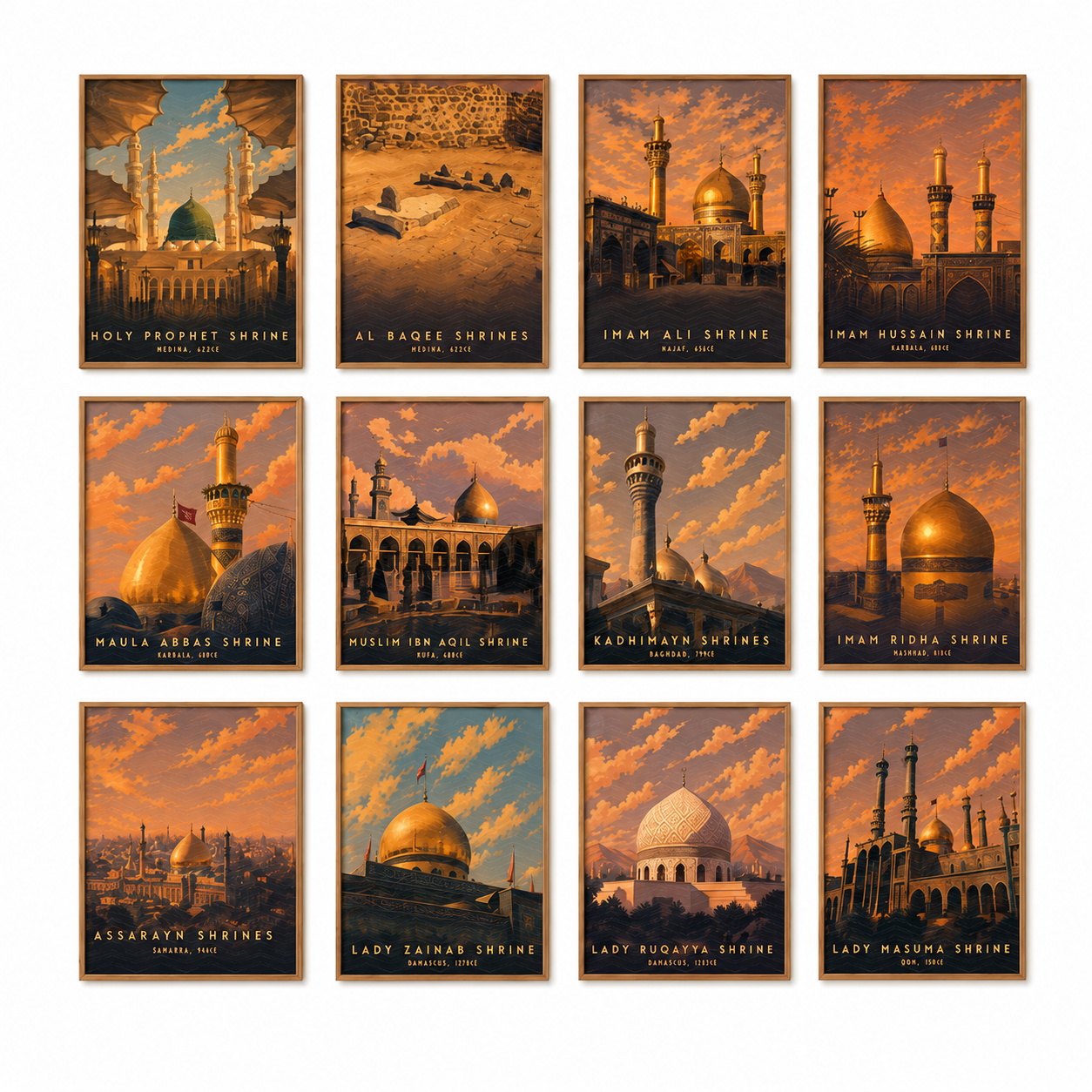 In the Shadow of the Shrines - 8.5×11 Posters