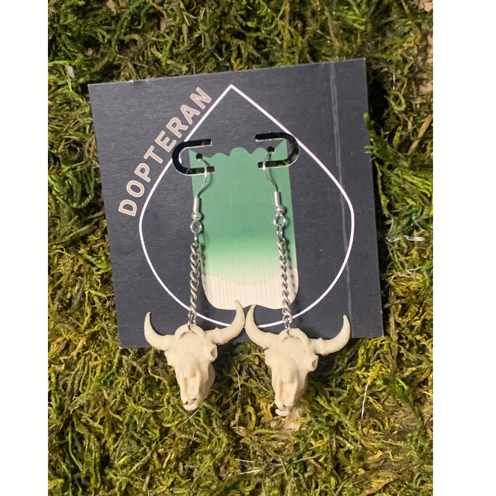 Bull Skull Earring