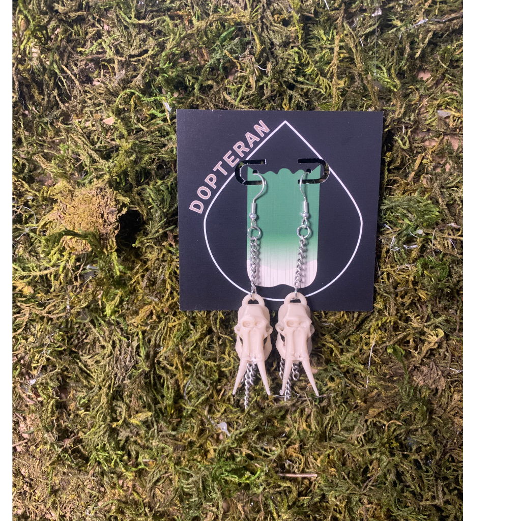 Hanging Garden - Elephant Skull Earring