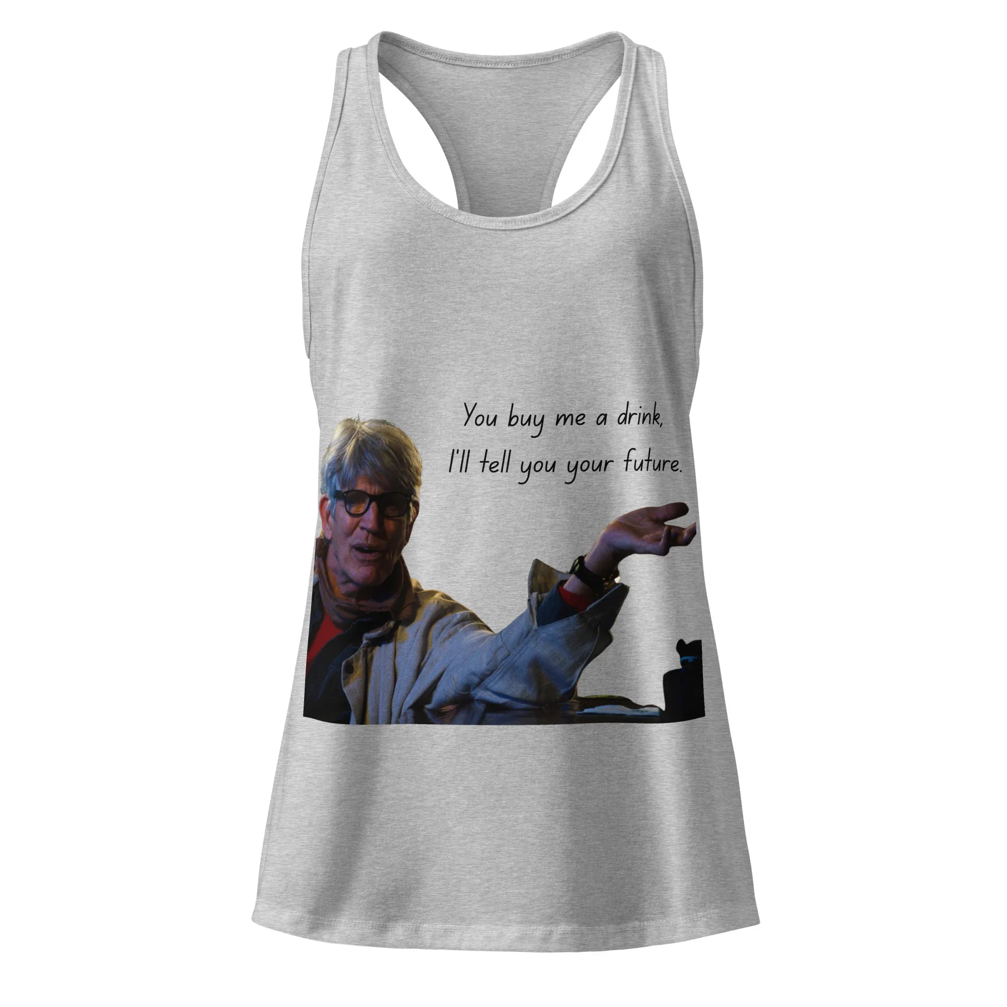Women’s fitted racerback tank top