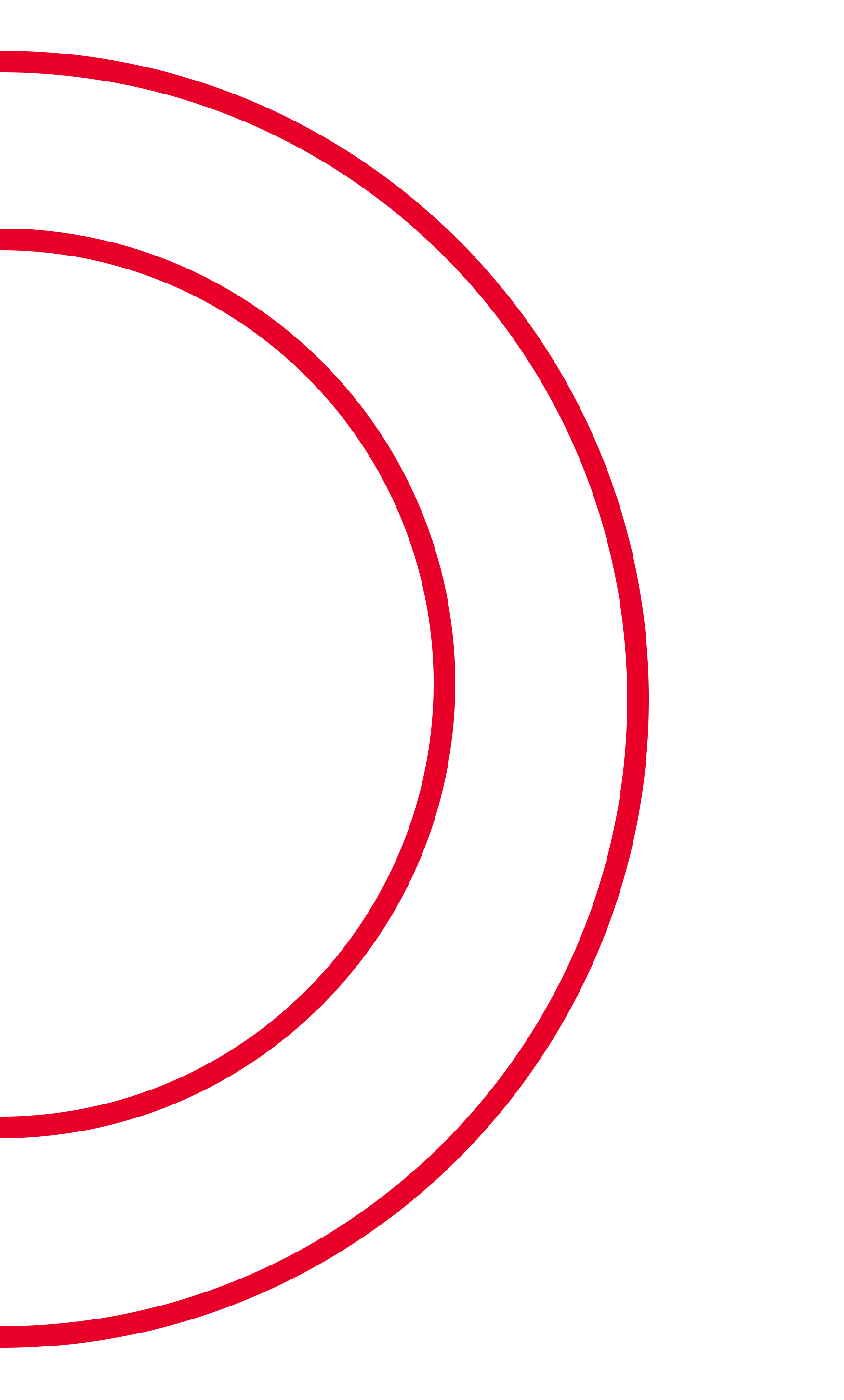 Close-up of a red circular design on a black background.