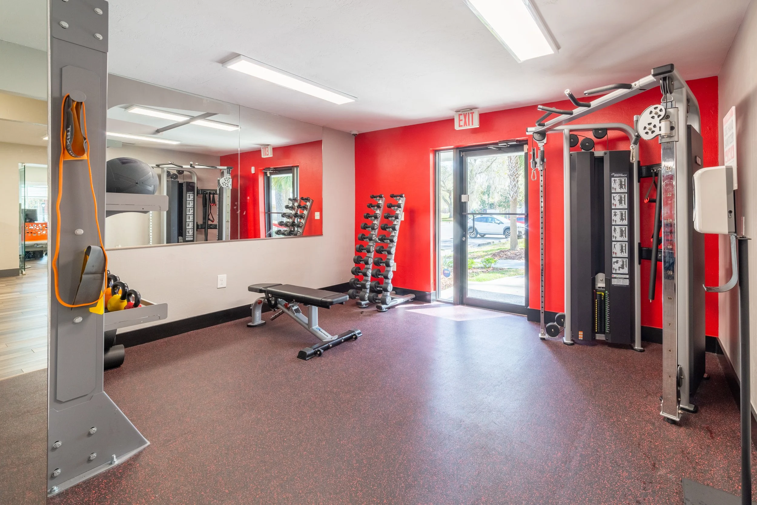 24-hour onsite fitness facilities