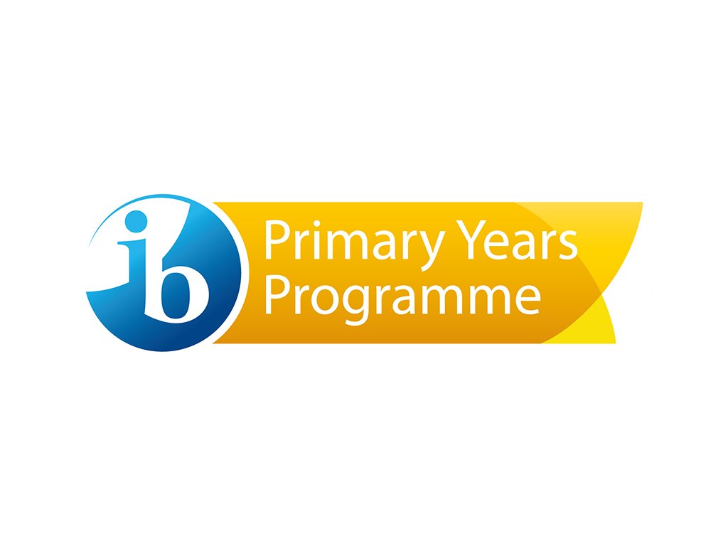 The logo of the International Baccalaureate Primary Years Programme featuring a blue and white IB symbol and yellow banner with the text 'Primary Years Programme'.