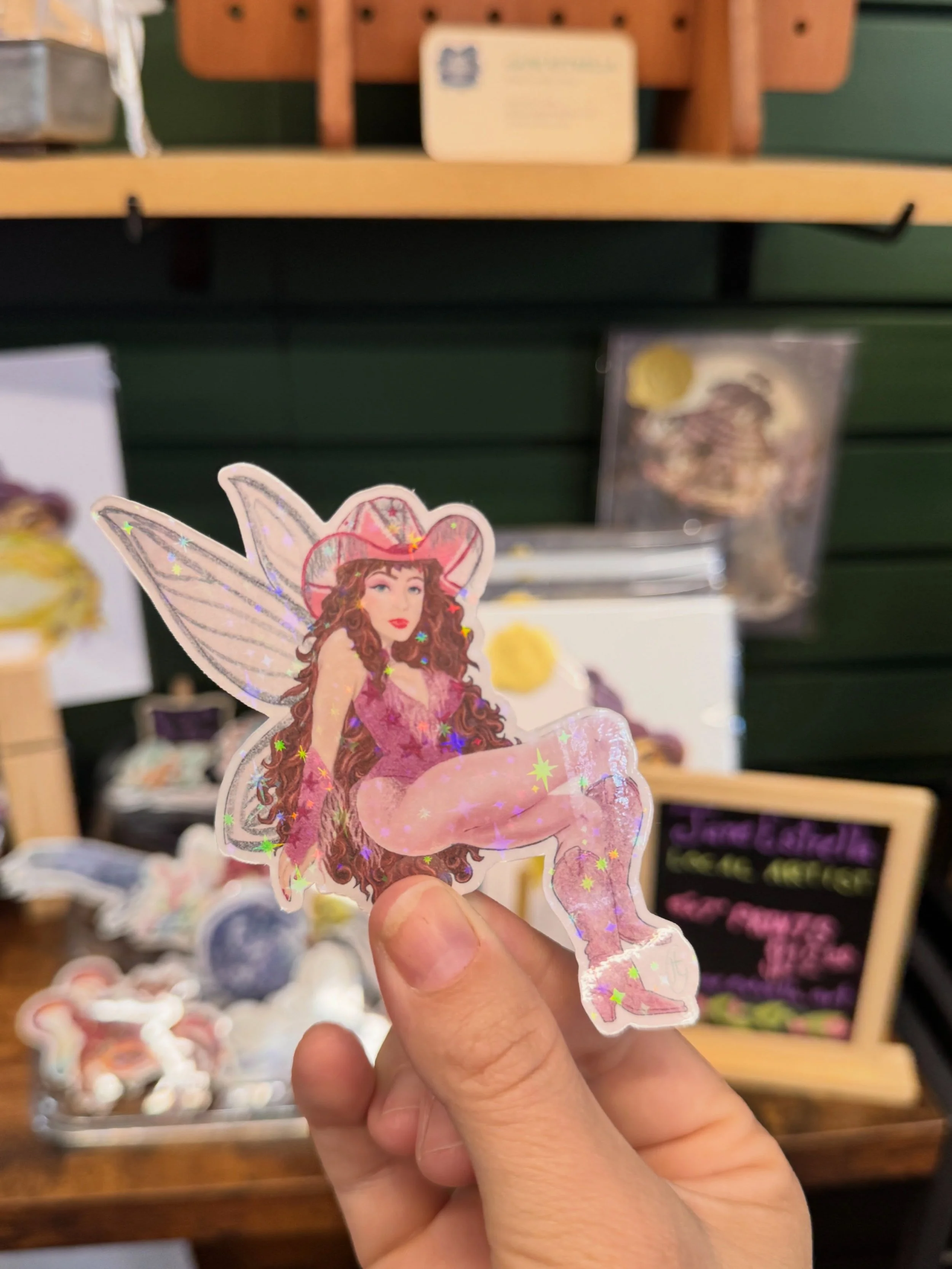We are all restocked on my original art stickers and prints at @houseofwaxvinyl 

Come get this newly released sticker from my upcoming &ldquo;magical horse girl&rdquo; collection.
More to drop soon! 💋✨

What art would you like to see from me next?