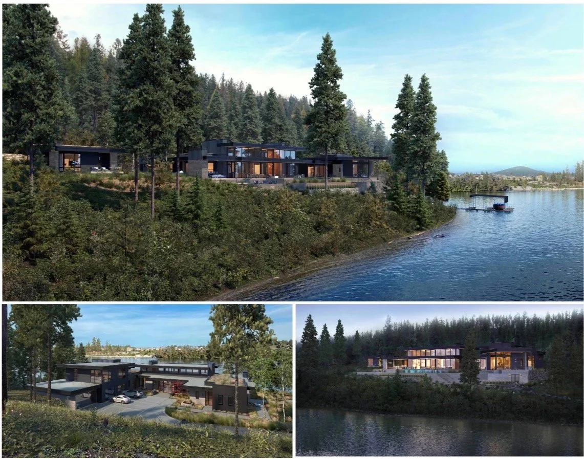 Custom Home on Coeur d' Alene Lake