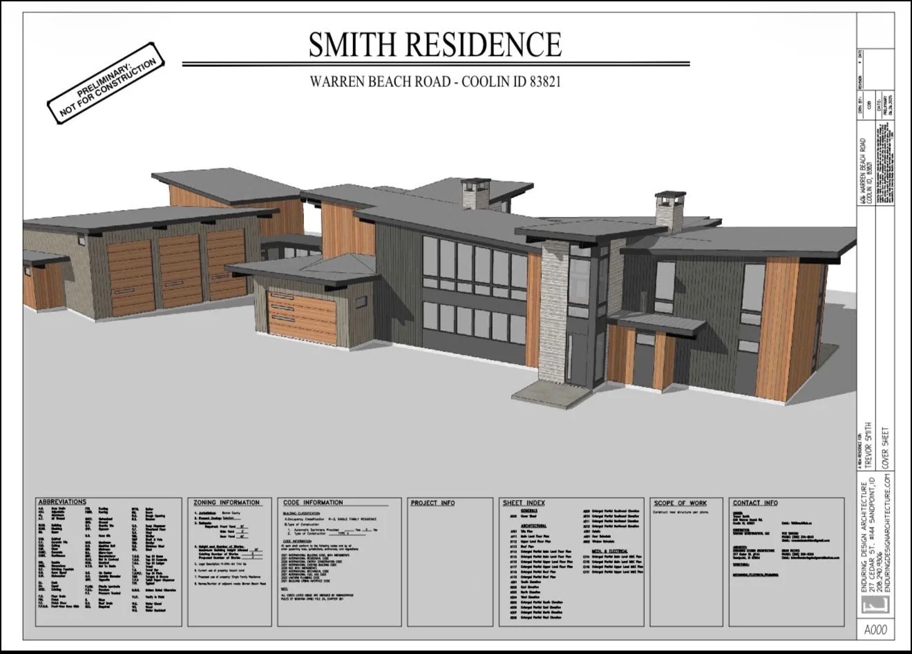 Custom Home in Coolin, ID