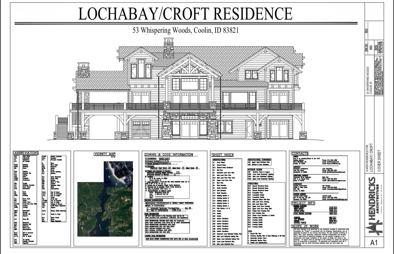 Custom Home in Coolin, ID