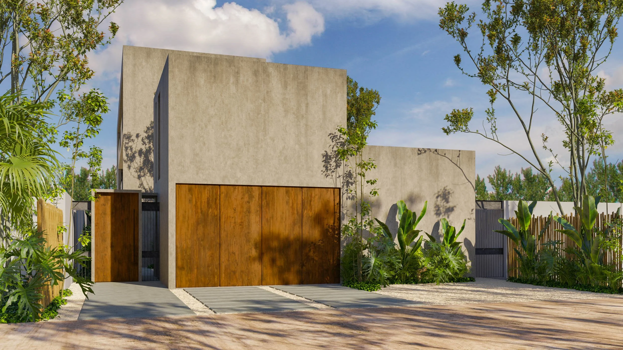 Proyecto ejecutivo de Casa Maxík, con 1 residencia y 9 departamentos diseñados para una vida exclusiva y cómoda.