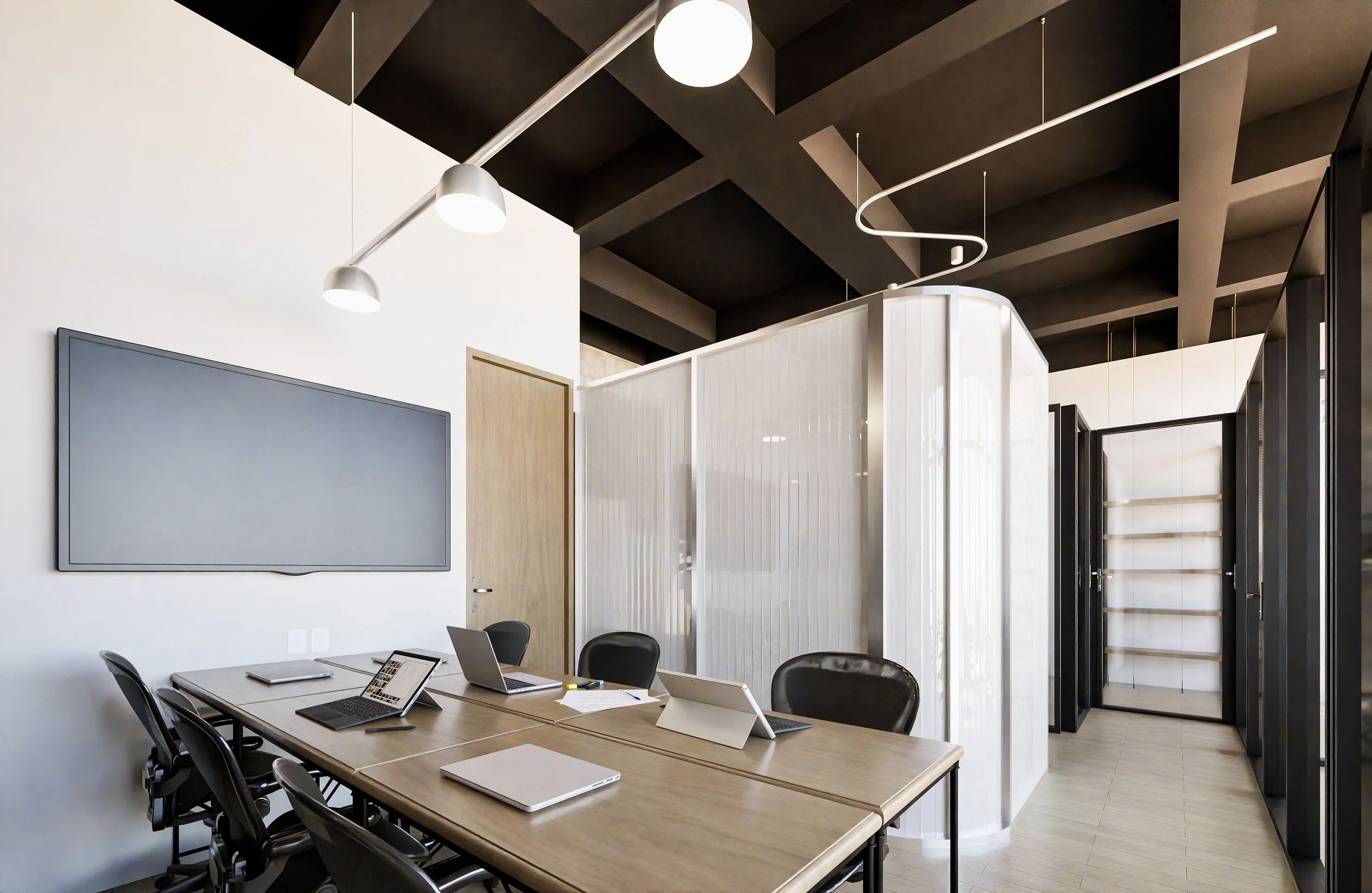 Render arquitectónico de Oficinas Heral
