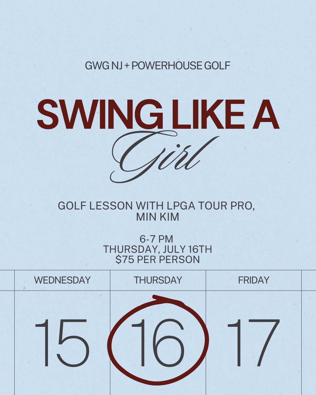 Golf Lesson at Powerhouse Golf by Min Kim