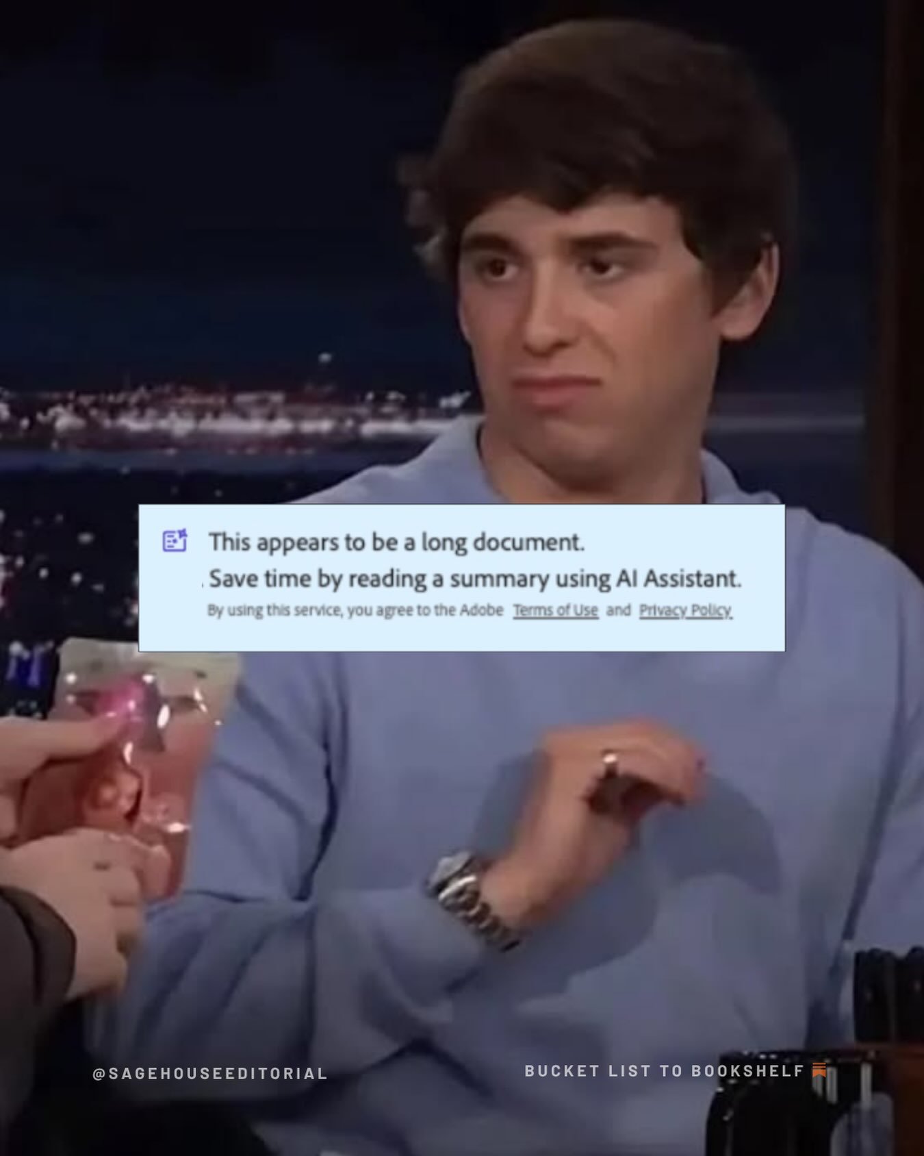 Me when I see this notification on a document I&rsquo;m reading 👀