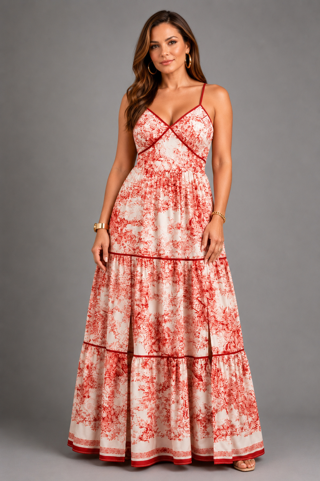 Red Hot & Ready Maxi Dress