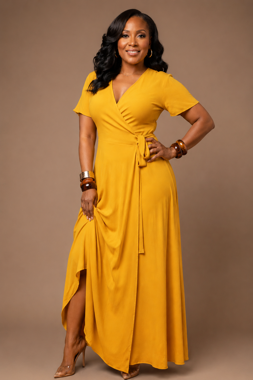 Yellow Wrap Dress.png