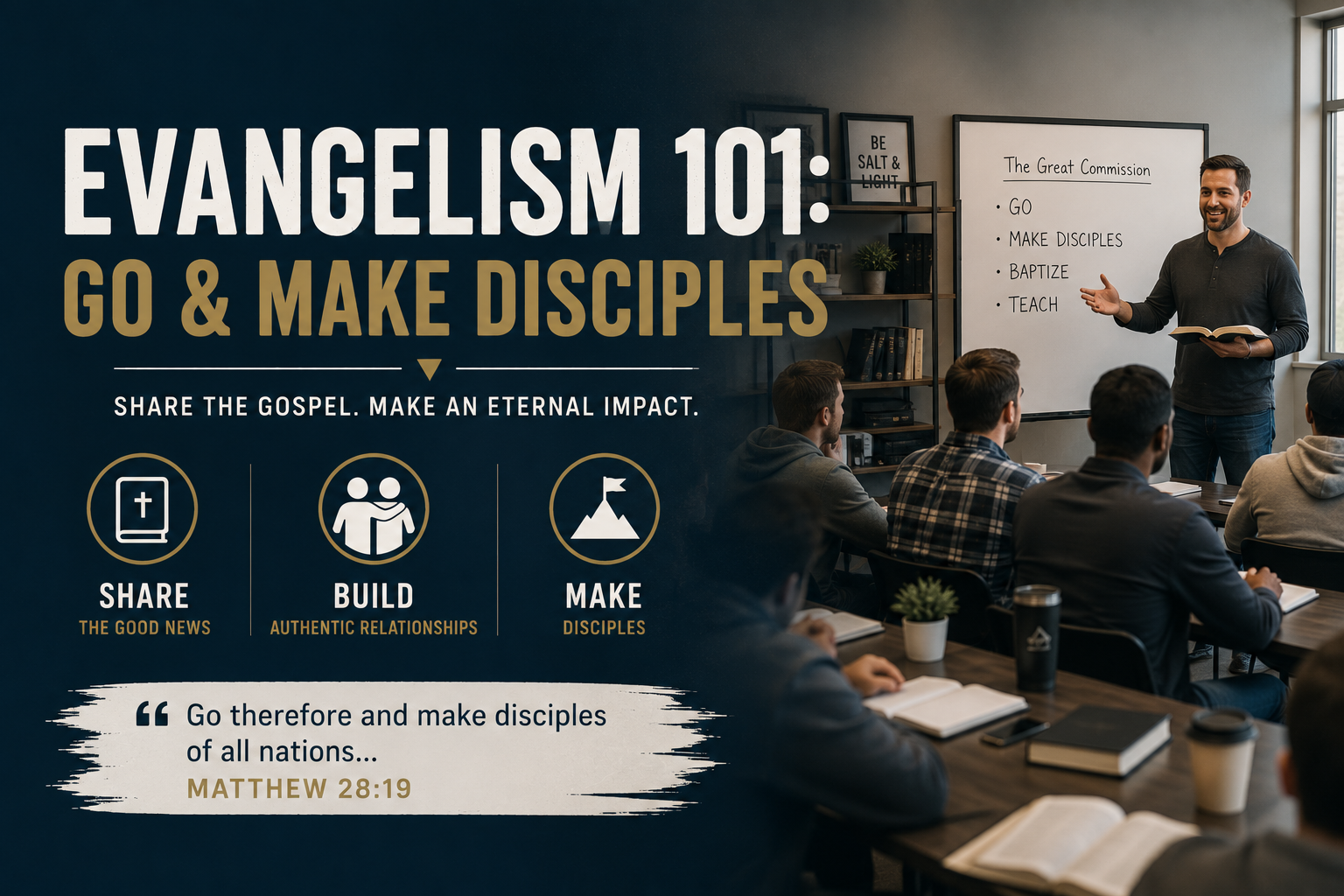 Evangelism 101: Go &amp; Make Disciples (Co-ed)