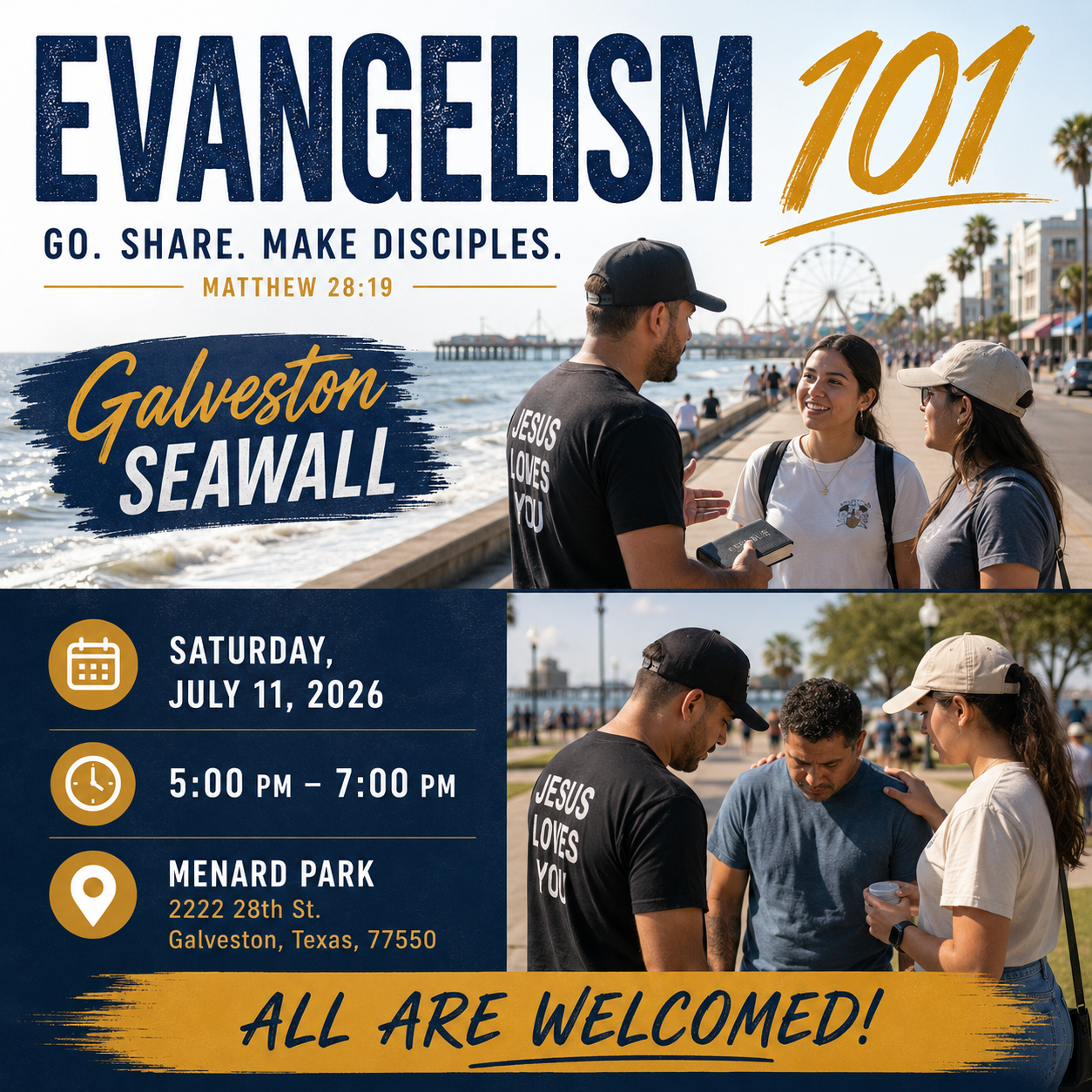 Evangelism 101: Go &amp; Make Disciples (Co-ed)