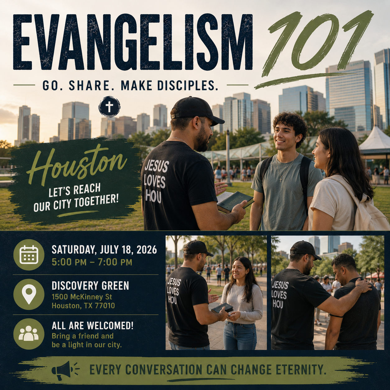 Evangelism 101: Go &amp; Make Disciples (Co-ed)
