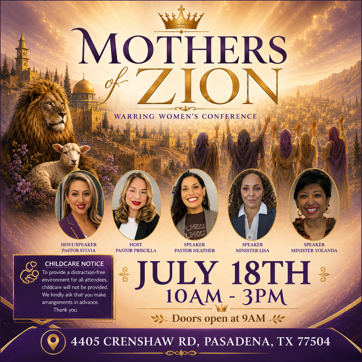 Mothers of Zion Women's Conference