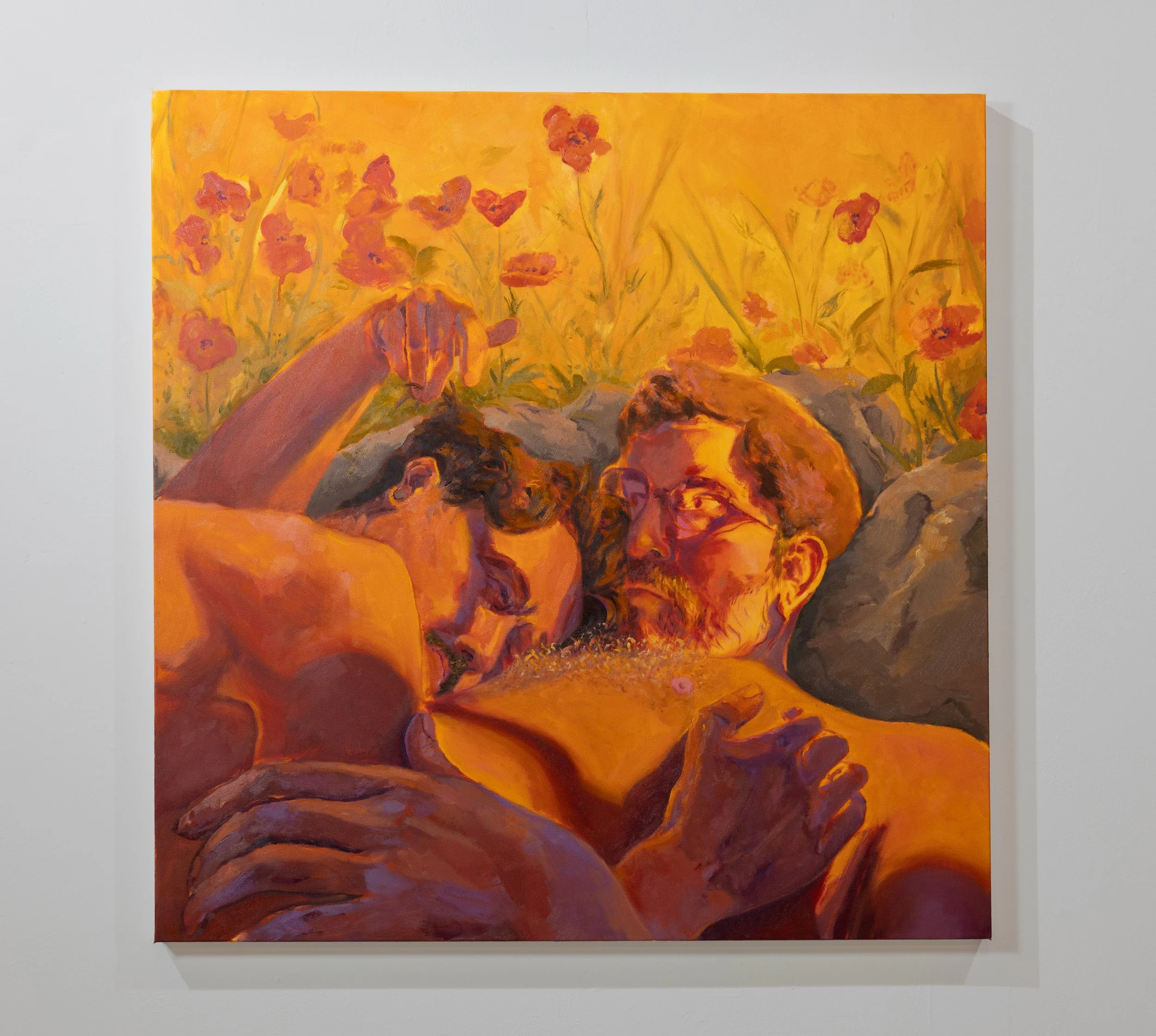 Between You and Me, 2026, oil on canvas, 36x36 in.