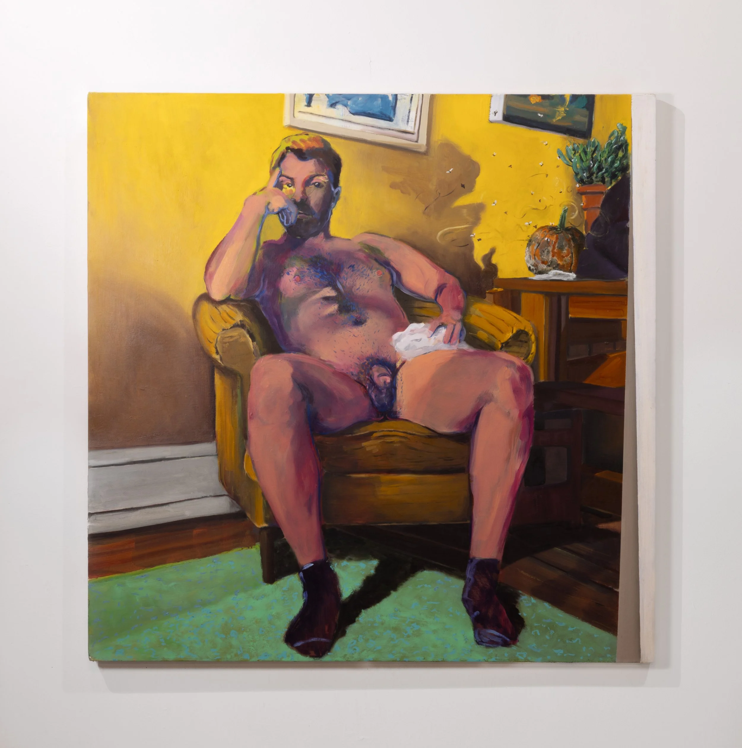 Portrait of a Man at 30, oil on canvas