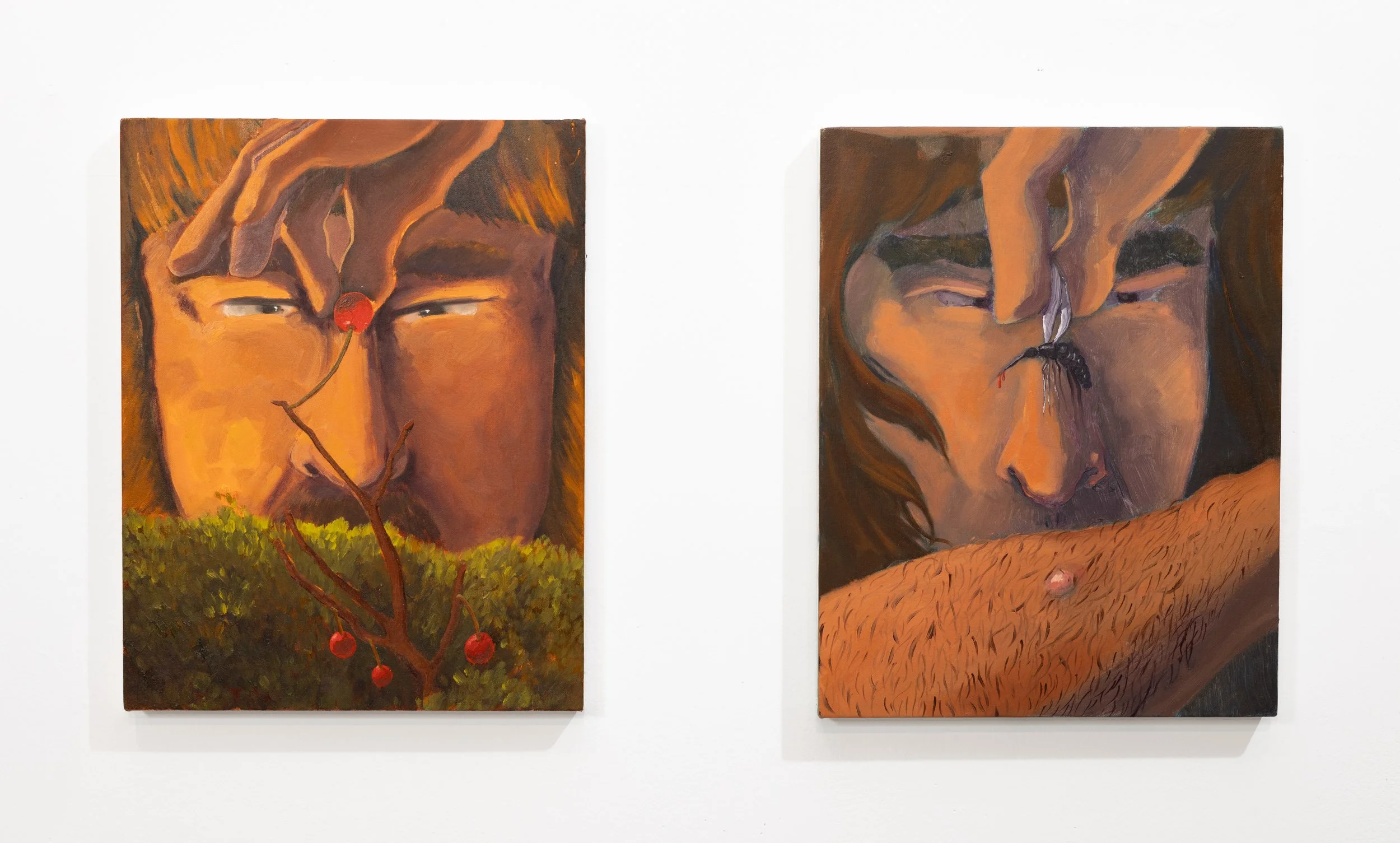 Picker / Plucker, oil on canvas