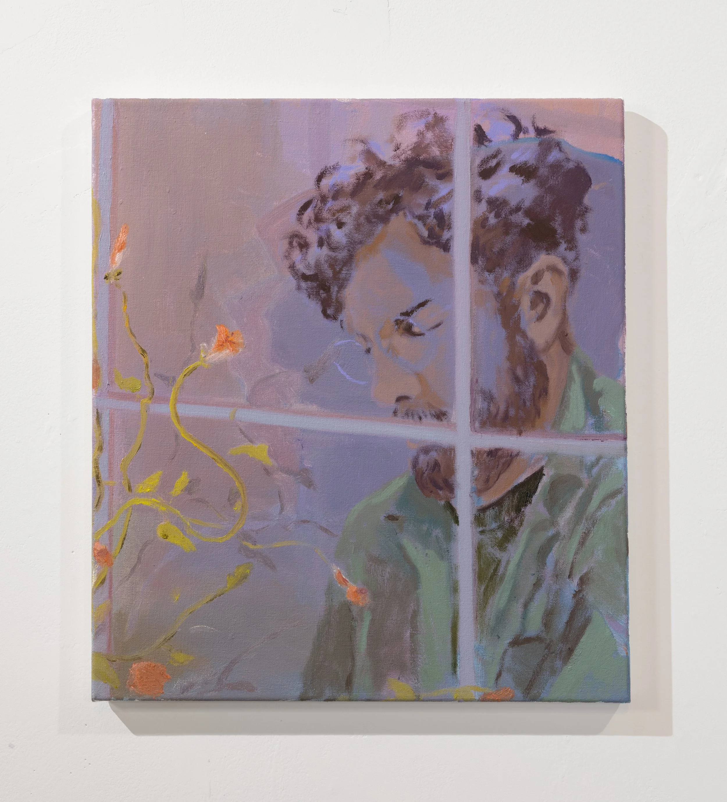 A Familiarity, 2026, oil on canvas, 16x15 in.