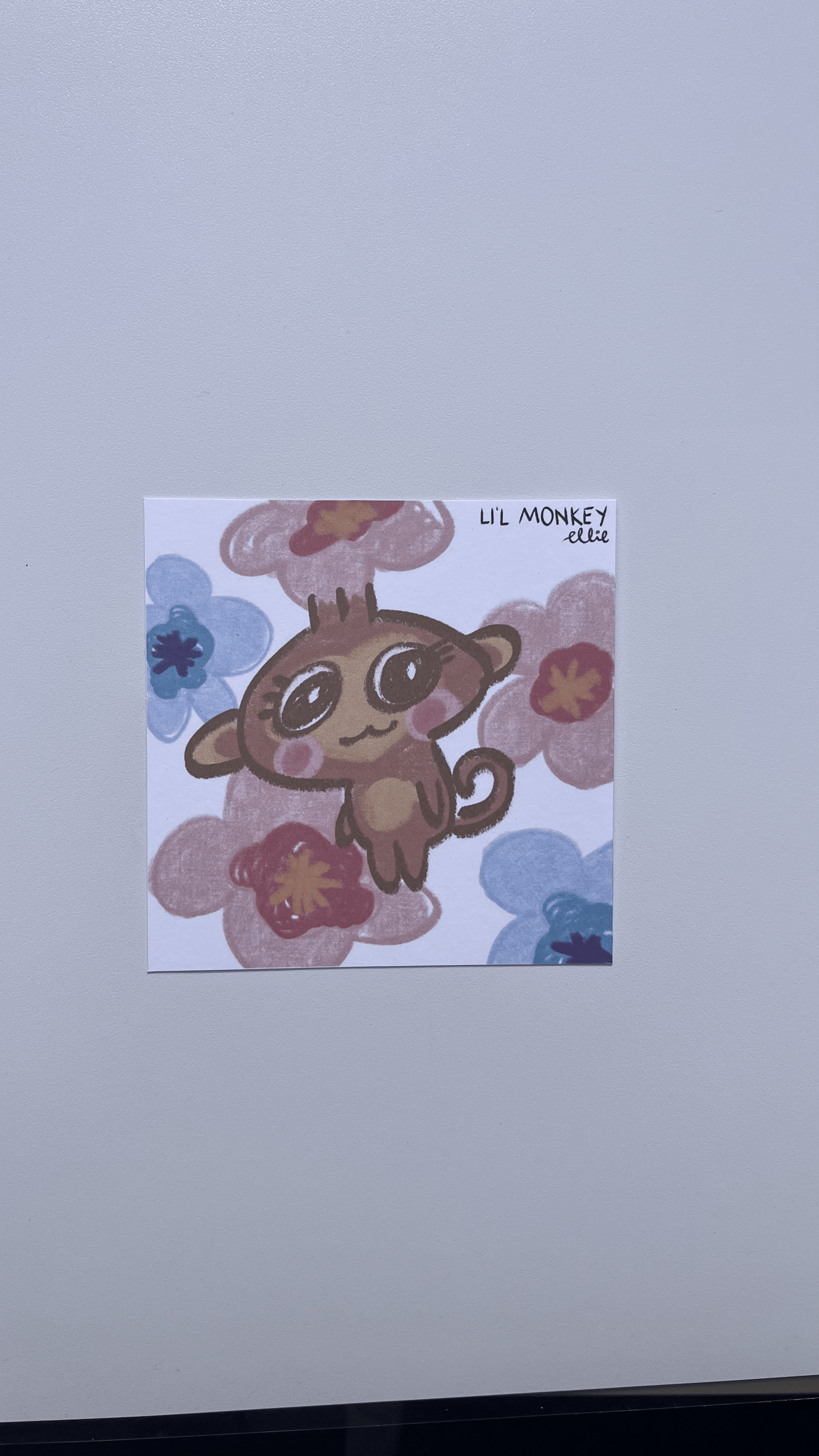 "lil monkey" print