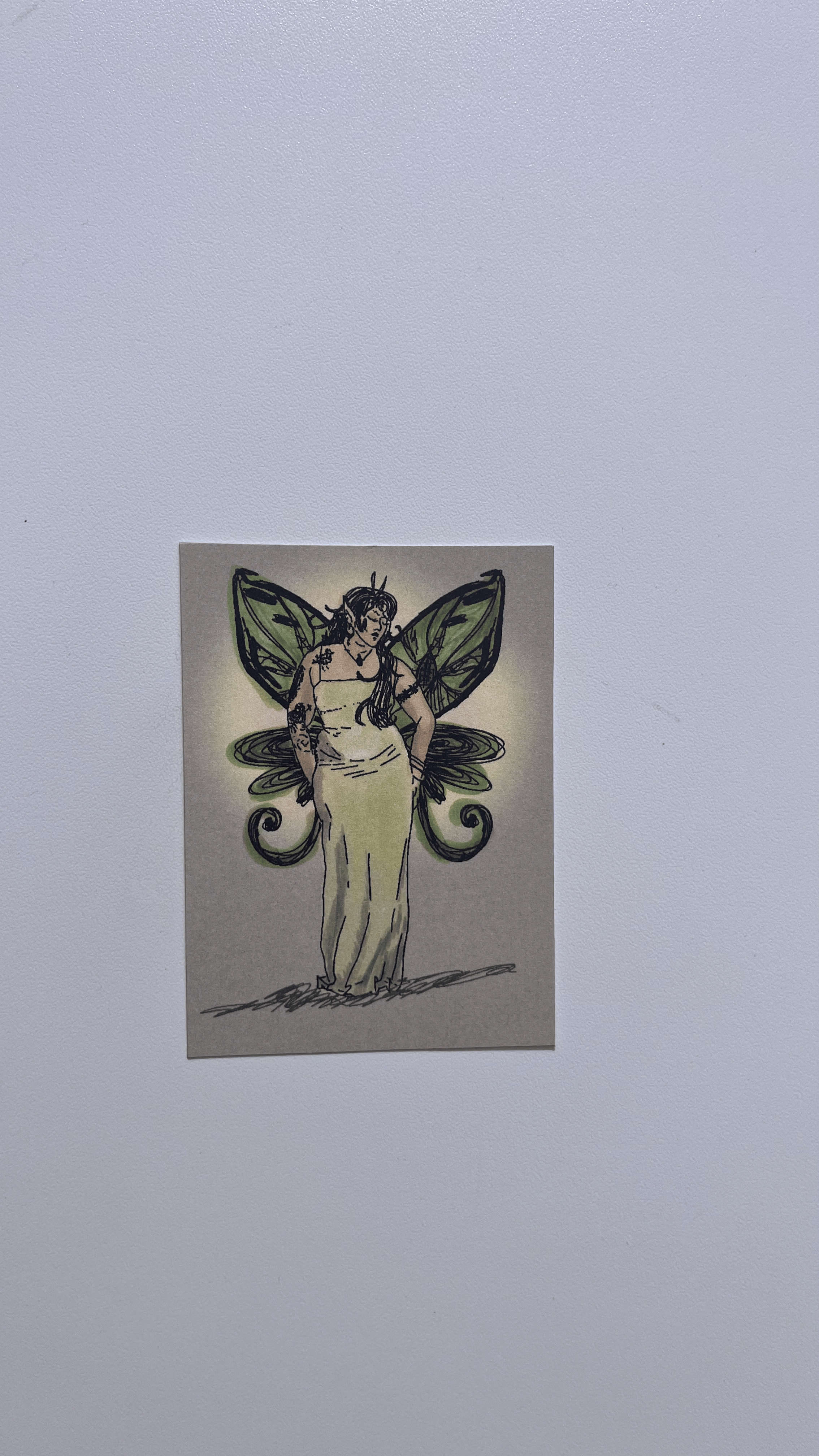 "fairy lady" mini print