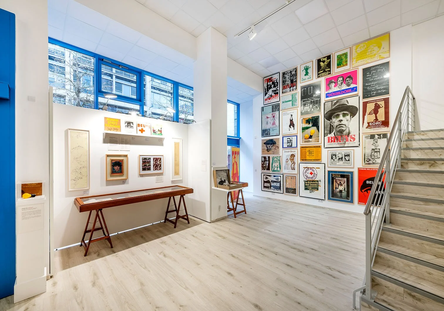 Ausstellung der CESA Collection - Joseph Beuys (Plakate, Drucksachen, Multiples, Fotografien)  in der WOBAU Galerie Magdeburg, kuratiert von Dr. Sarah Frost im Rahmen des Sammlungsmanagements.